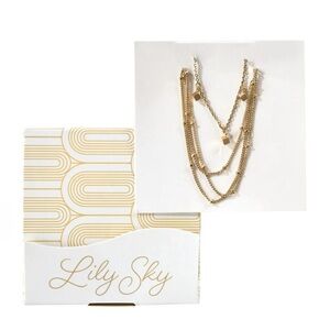 Lily Sky Gold Layered Necklace